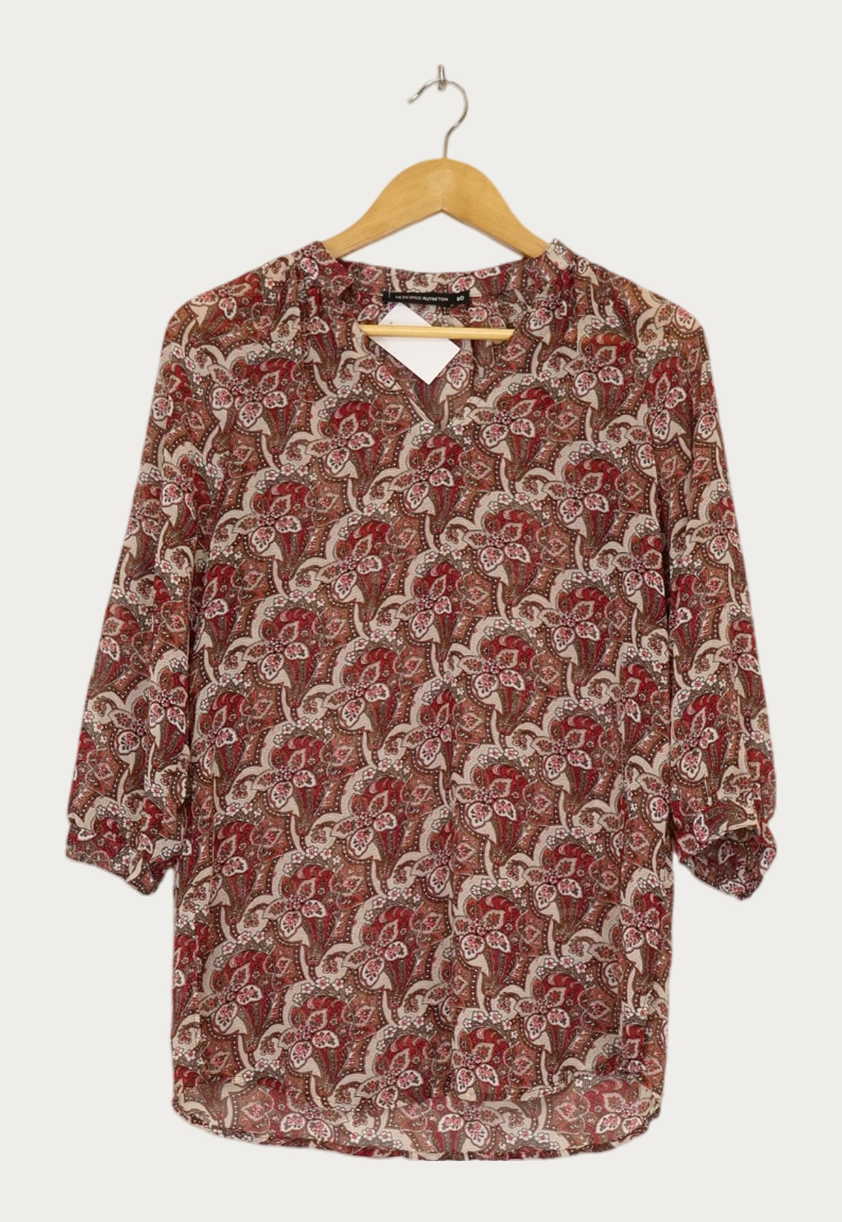 Hauts bordeaux - Monoprix - Femme 40 - Seconde Main - Image 1