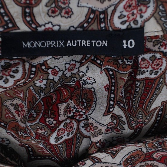 Hauts bordeaux - Monoprix - Femme 40 - Seconde Main - Image 3