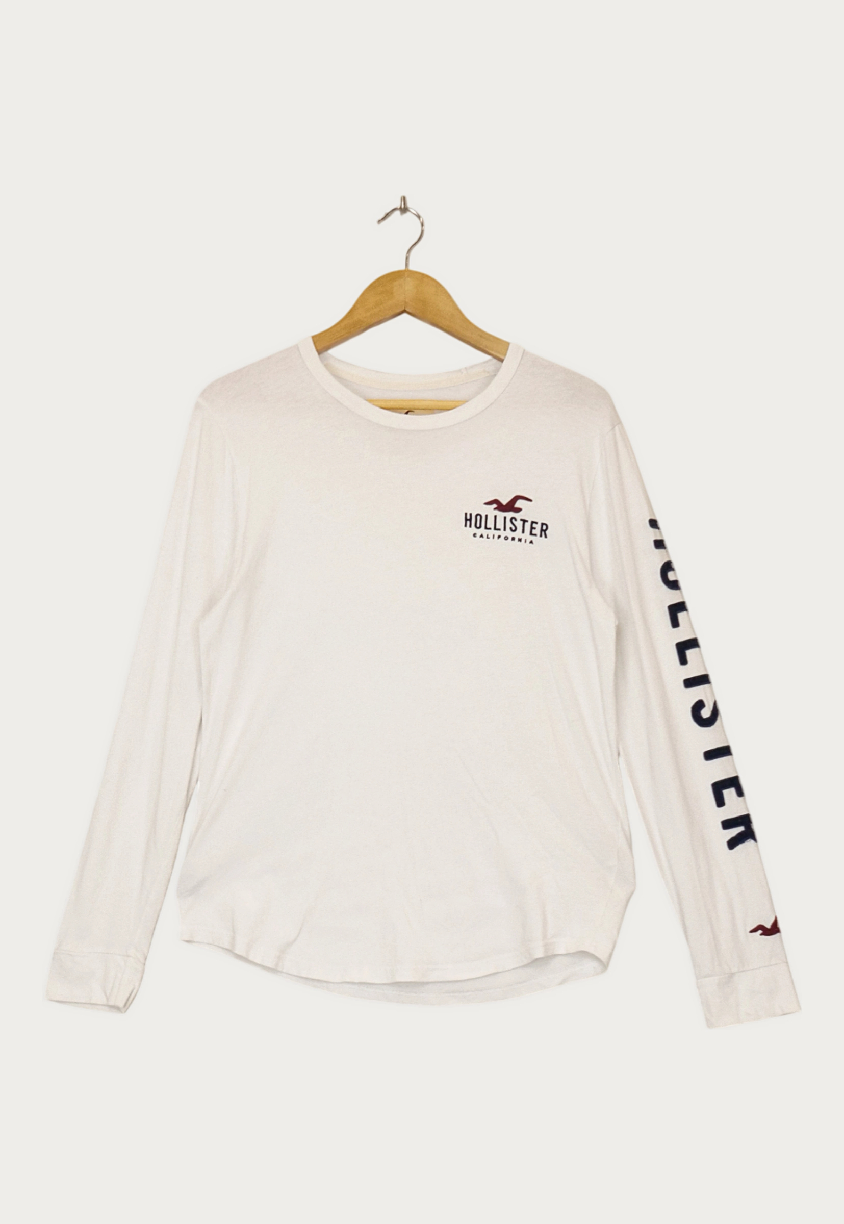 Pulls & Gilets blanc - Hollister - Femme 36 - Seconde Main - Image 2