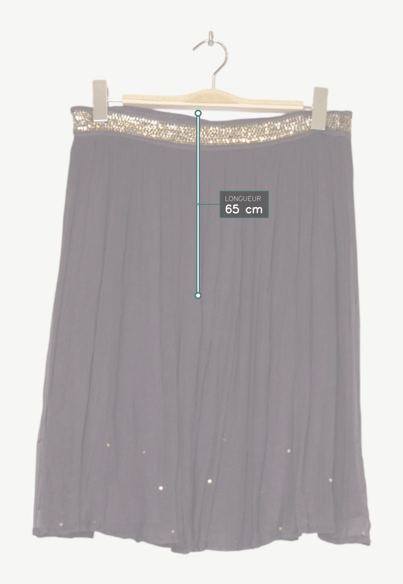 Jupes violet - Naf naf - Femme 40 - Seconde Main - Image 4