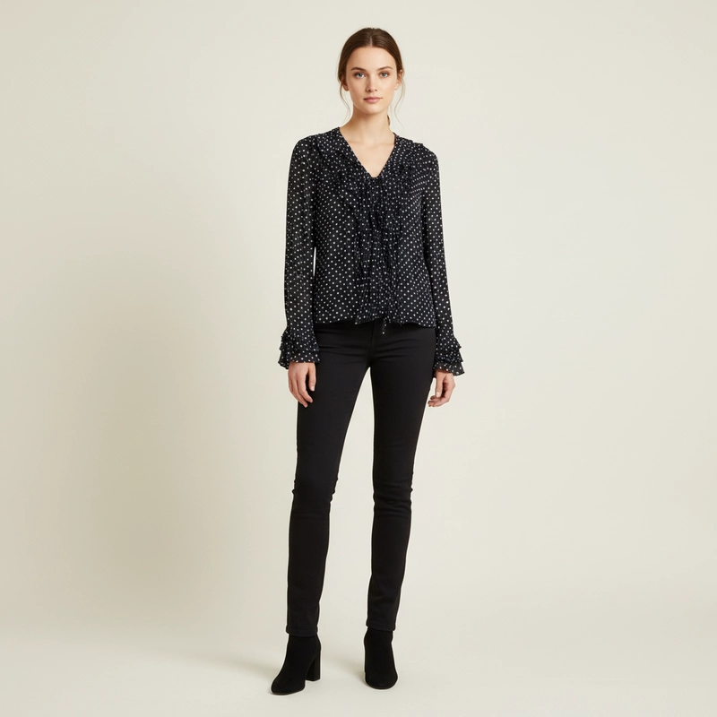 Hauts noir - Bandolera - Femme 38 - Seconde Main