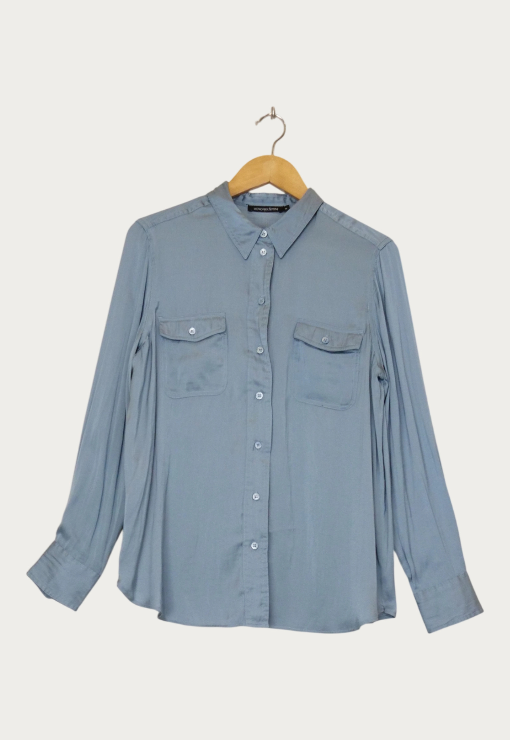 Hauts bleu clair - Monoprix - Femme 44 - Seconde Main - Image 2