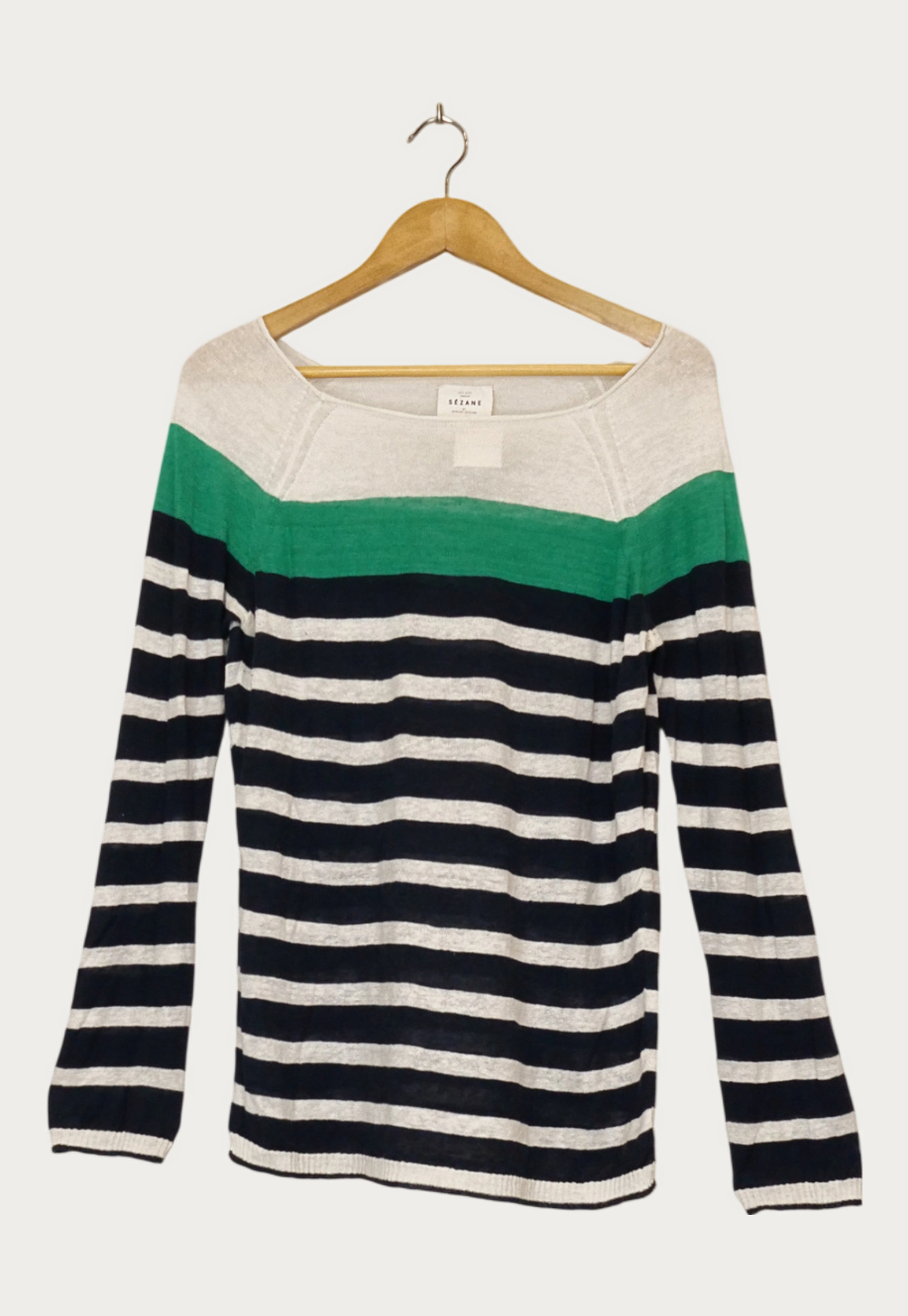 Pulls & Gilets blanc - Sézane - Femme 38 - Seconde Main - Image 2