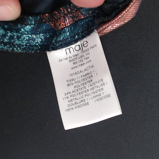 Pantalons multicolore - Maje - Femme 36 - Seconde Main - Image 4
