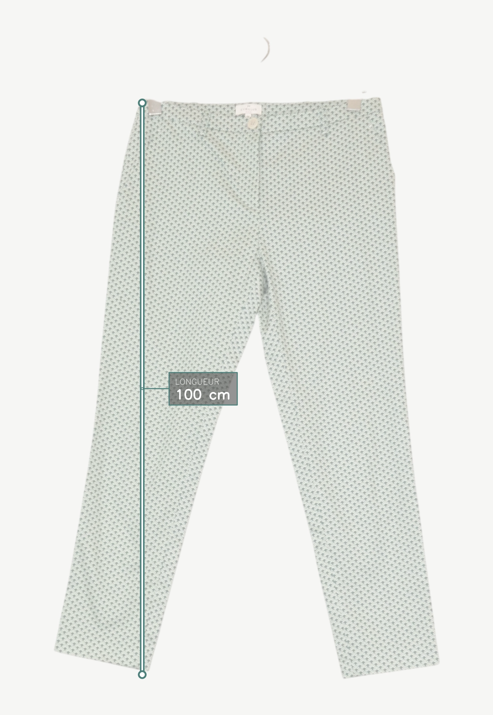 Pantalons vert - Cyrillus - Femme 36 - Seconde Main - Image 4