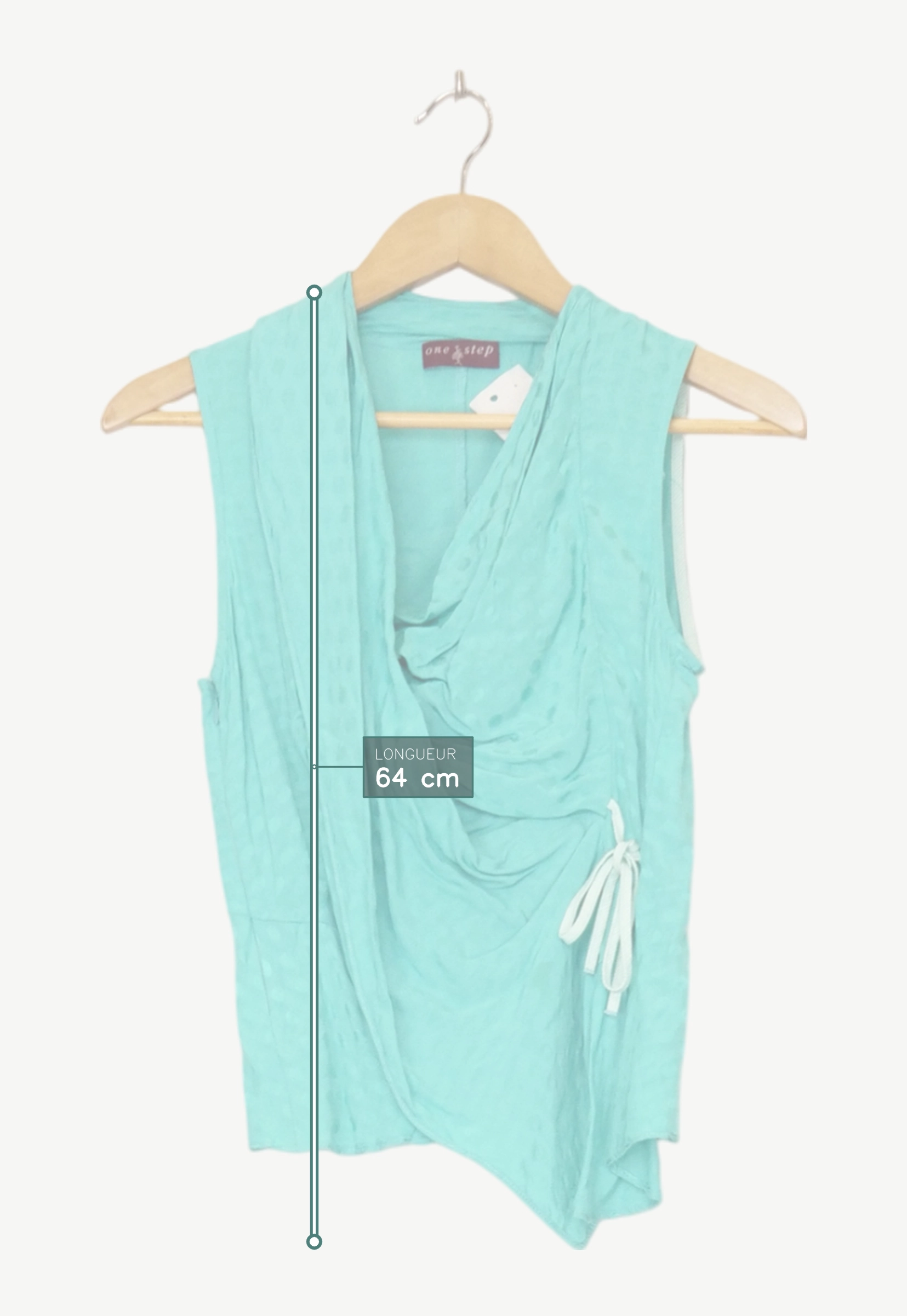 Hauts bleu clair - One Step - Femme 36 - Seconde Main - Image 5