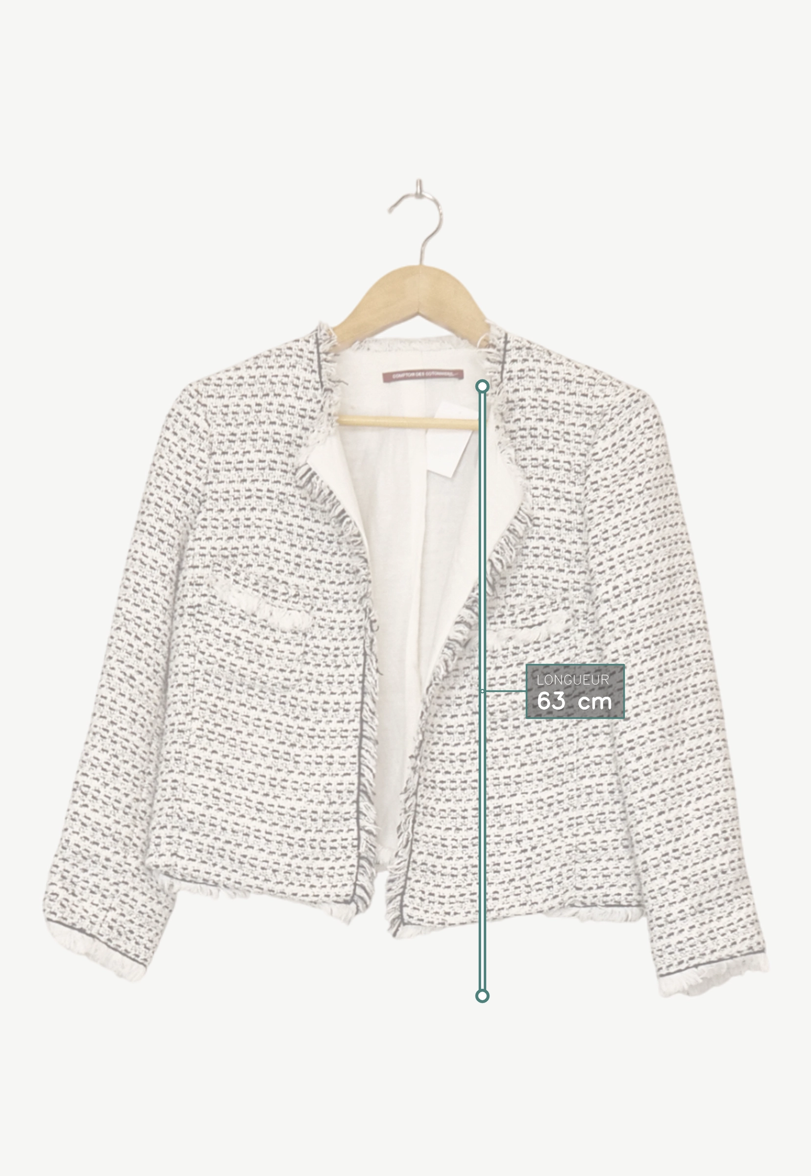 Vestes blanc - Comptoir des cotonniers - Femme 40 - Seconde Main - Image 5