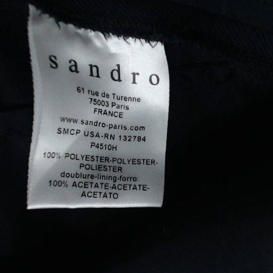 Pantalons noir - Sandro - Femme 36 - Seconde Main - Image 4