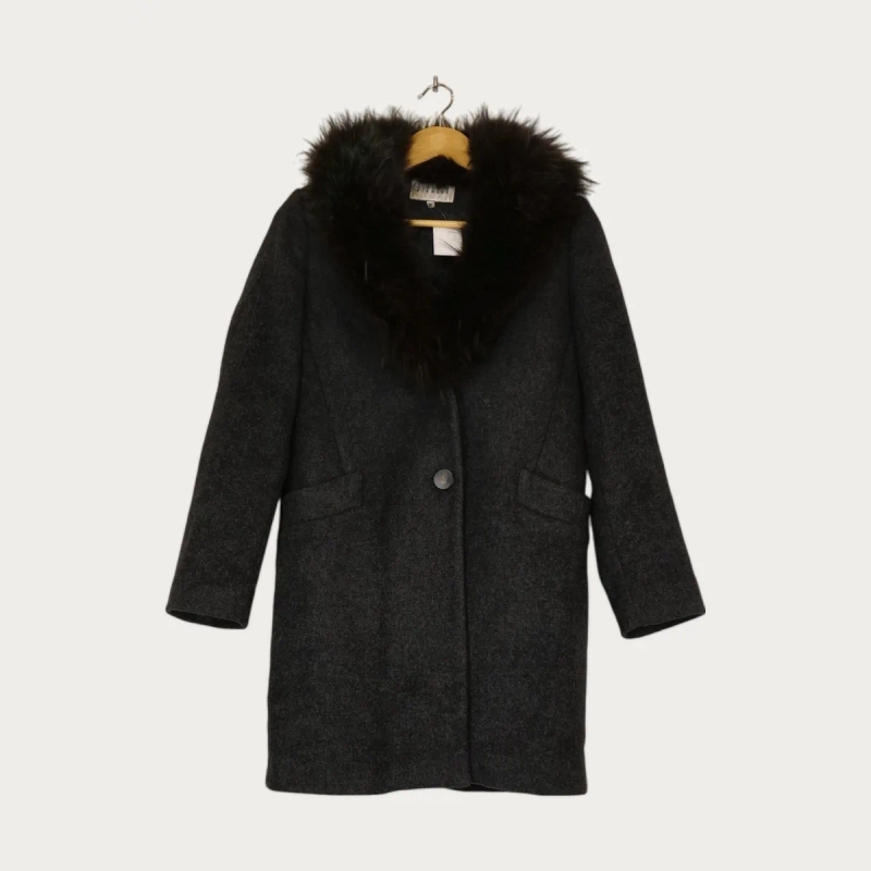 Manteaux noir - Claudie Pierlot - Femme 36 - Seconde Main