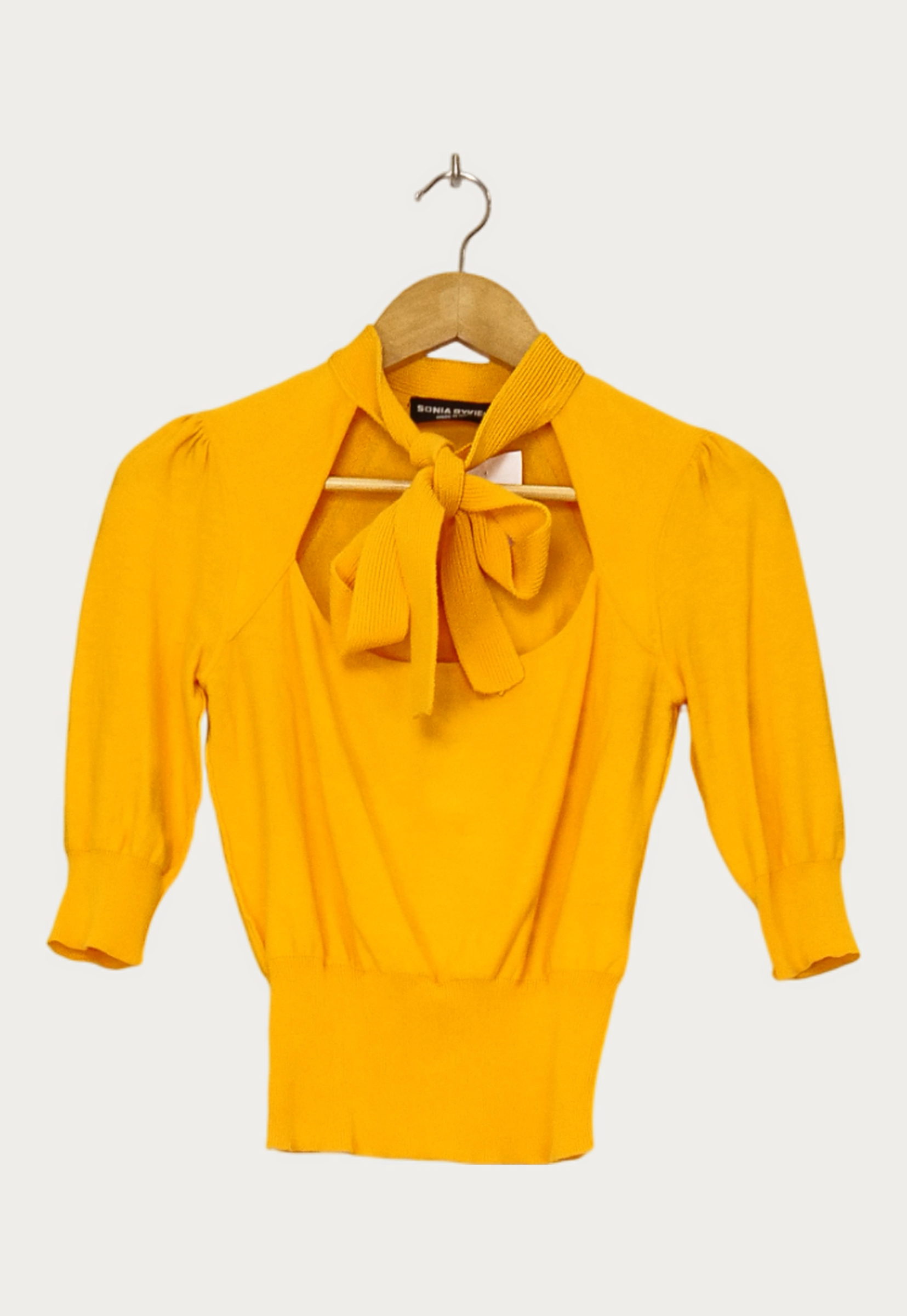 Hauts jaune - Sous les jupettes - Femme 38 - Seconde Main - Image 2