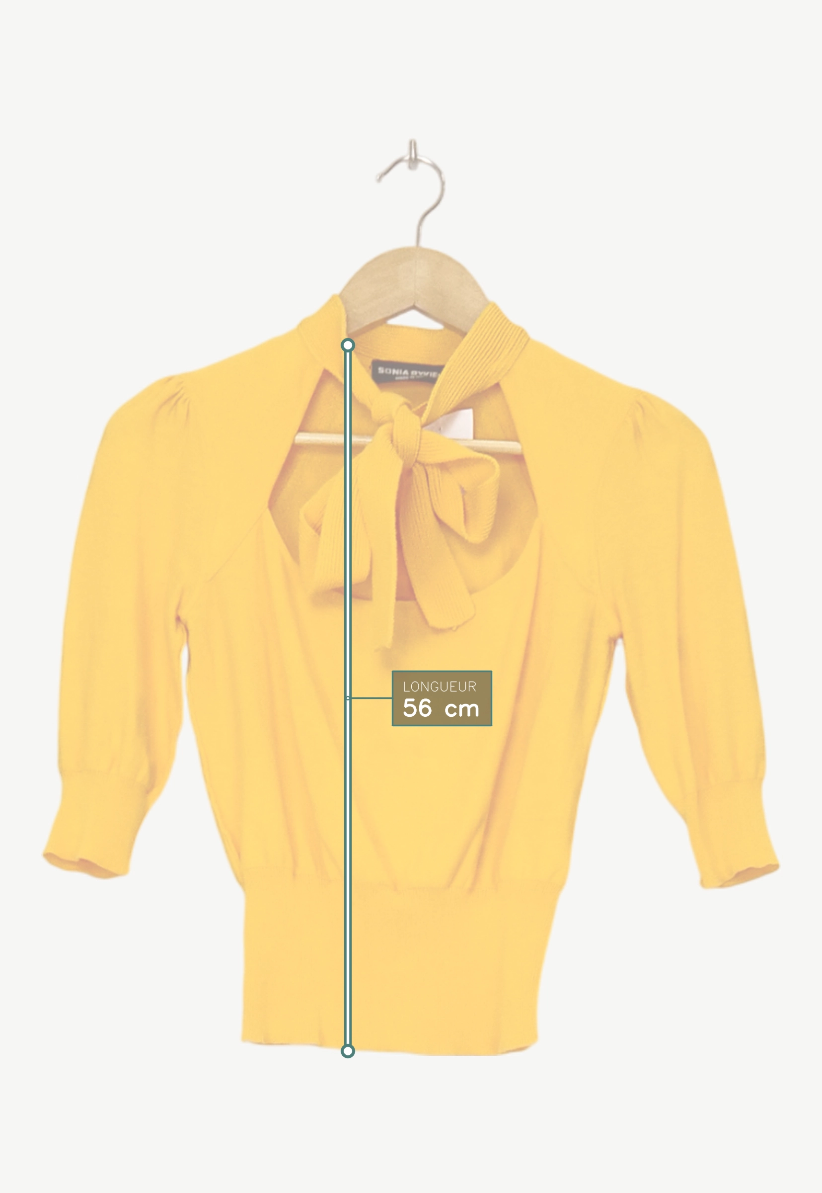 Hauts jaune - Sous les jupettes - Femme 38 - Seconde Main - Image 6