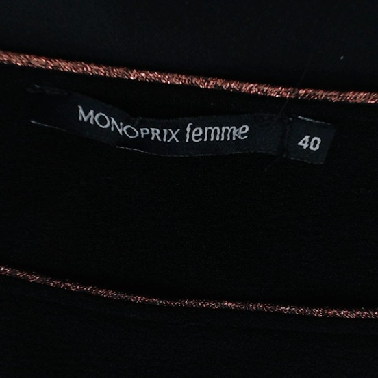 Robes noir - Monoprix - Femme 40 - Seconde Main - Image 4