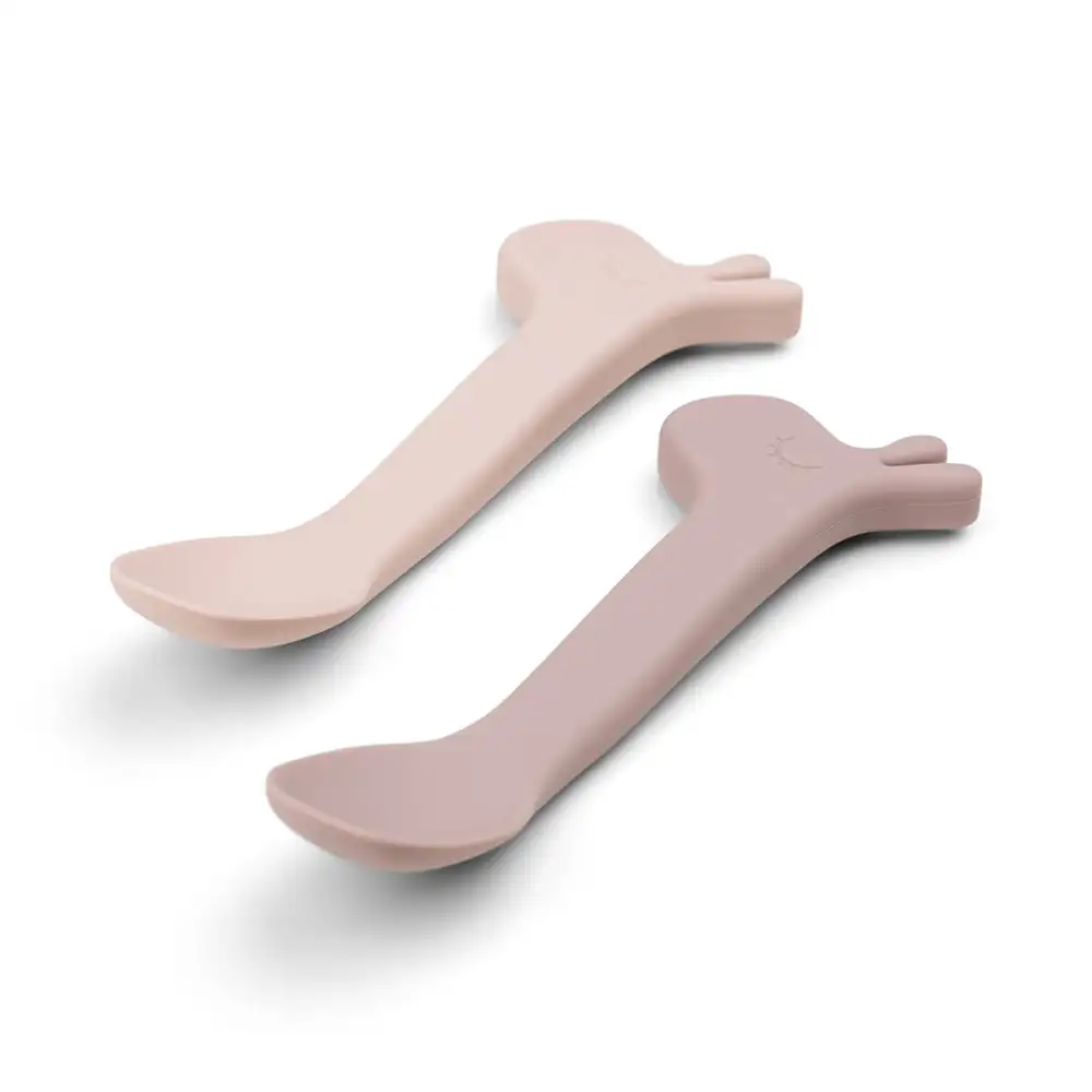 Cuillère silicone lot de 2 Lalee Rose  - Image 2