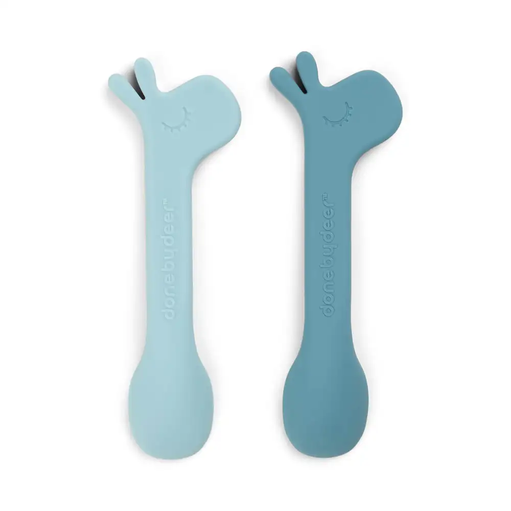 Cuillère silicone lot de 2 Lalee Bleu  - Image 3