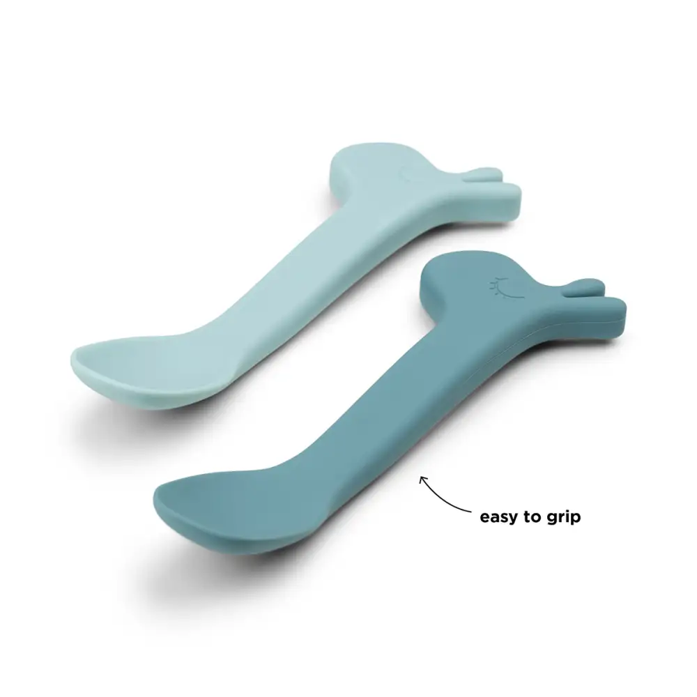 Cuillère silicone lot de 2 Lalee Bleu  - Image 5