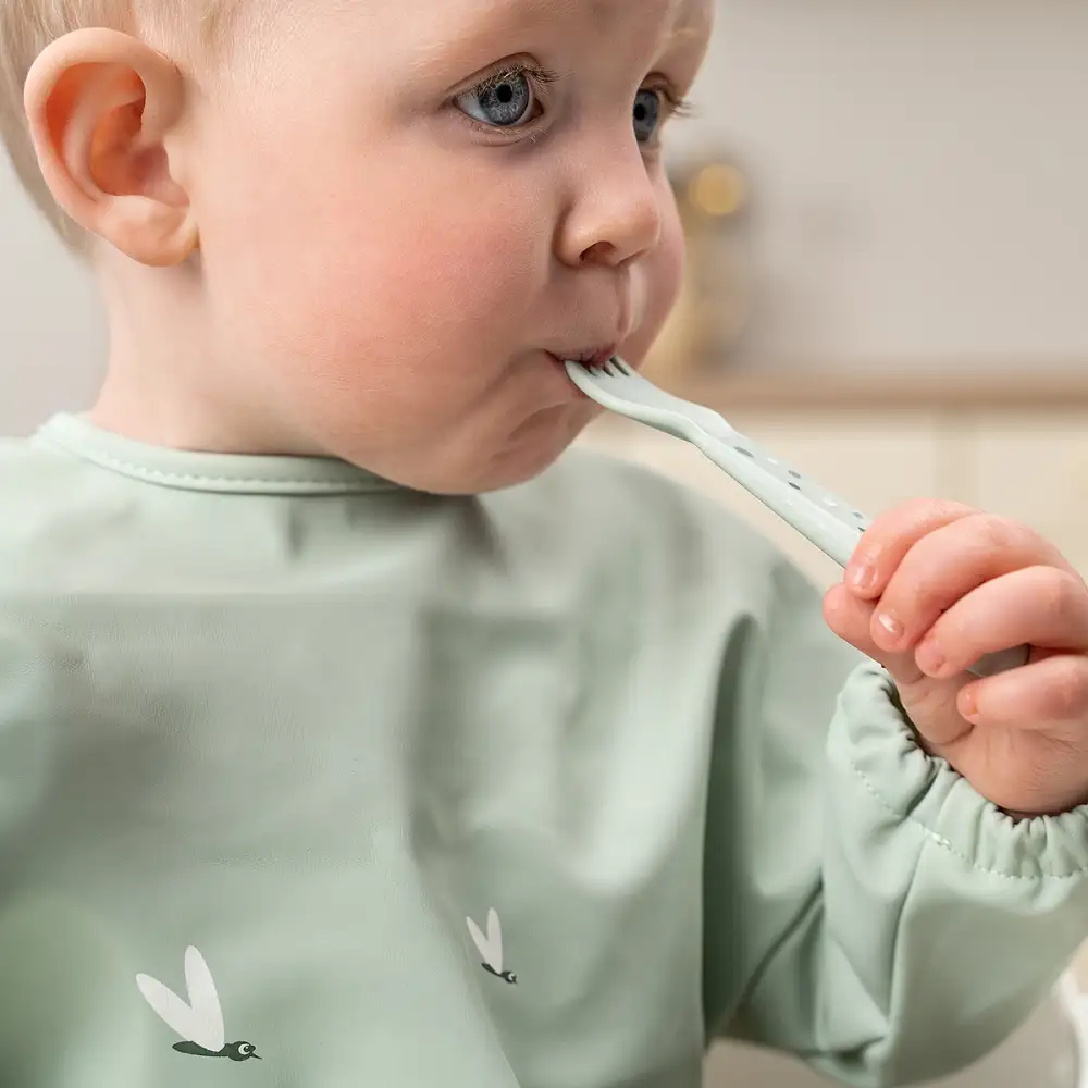 Foodie couverts set de 3 Happy dots Vert  - Image 7