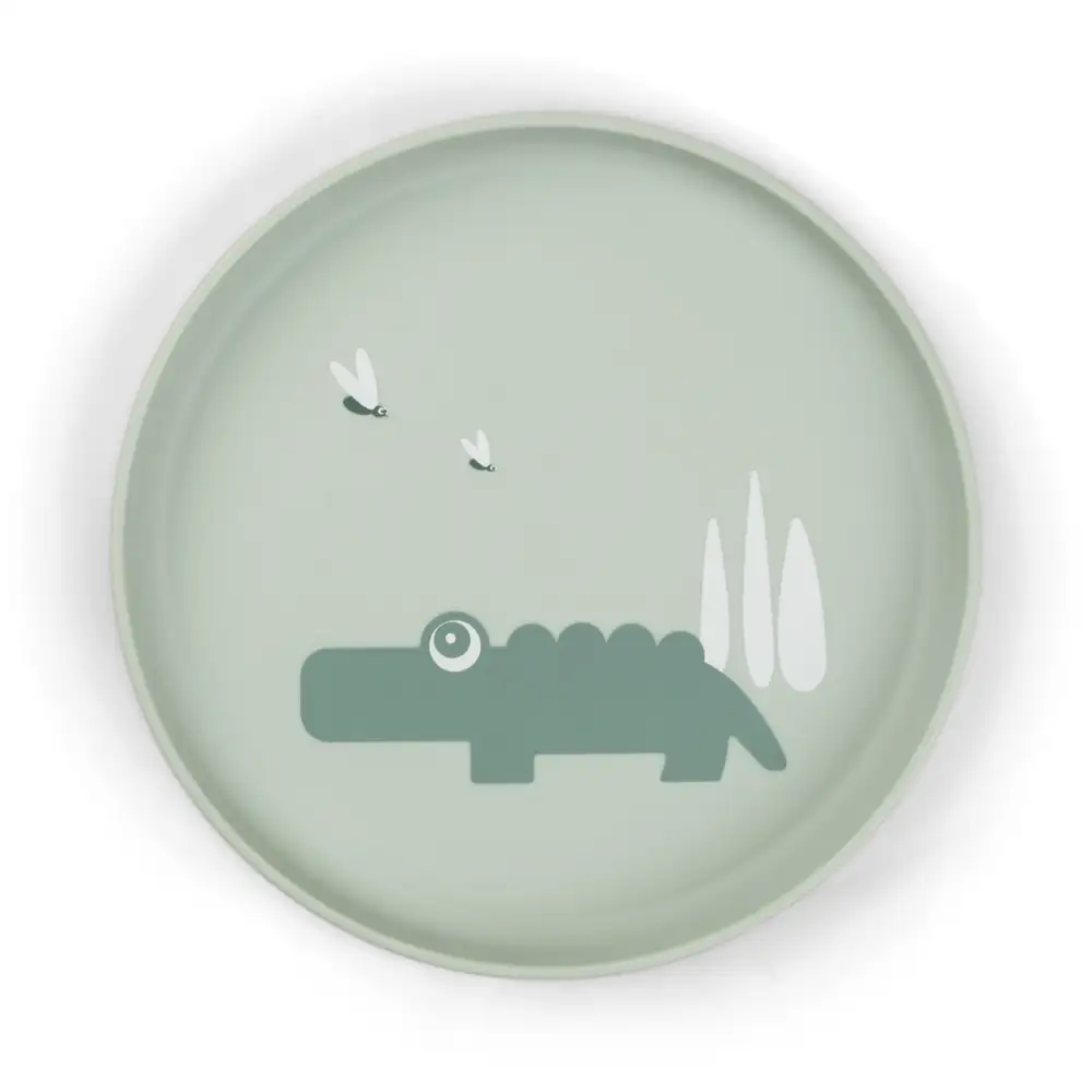 Foodie assiette Croco Vert 