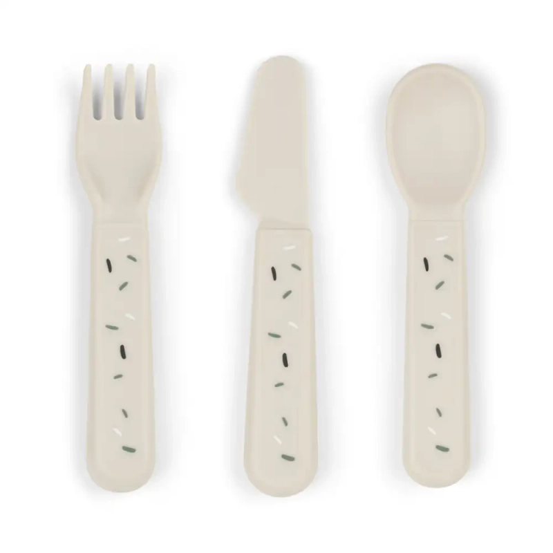 Foodie couverts set de 3 Confetti Sable 