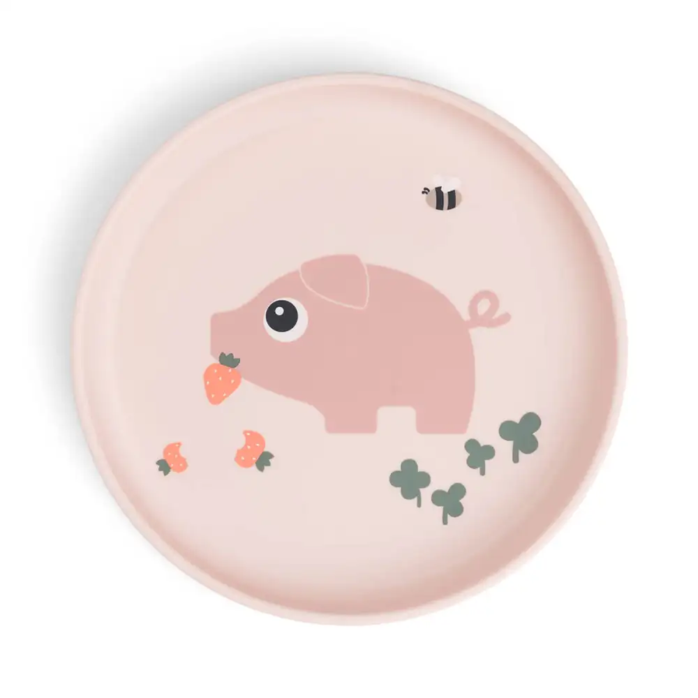 Foodie assiette Tiny farm Rose 