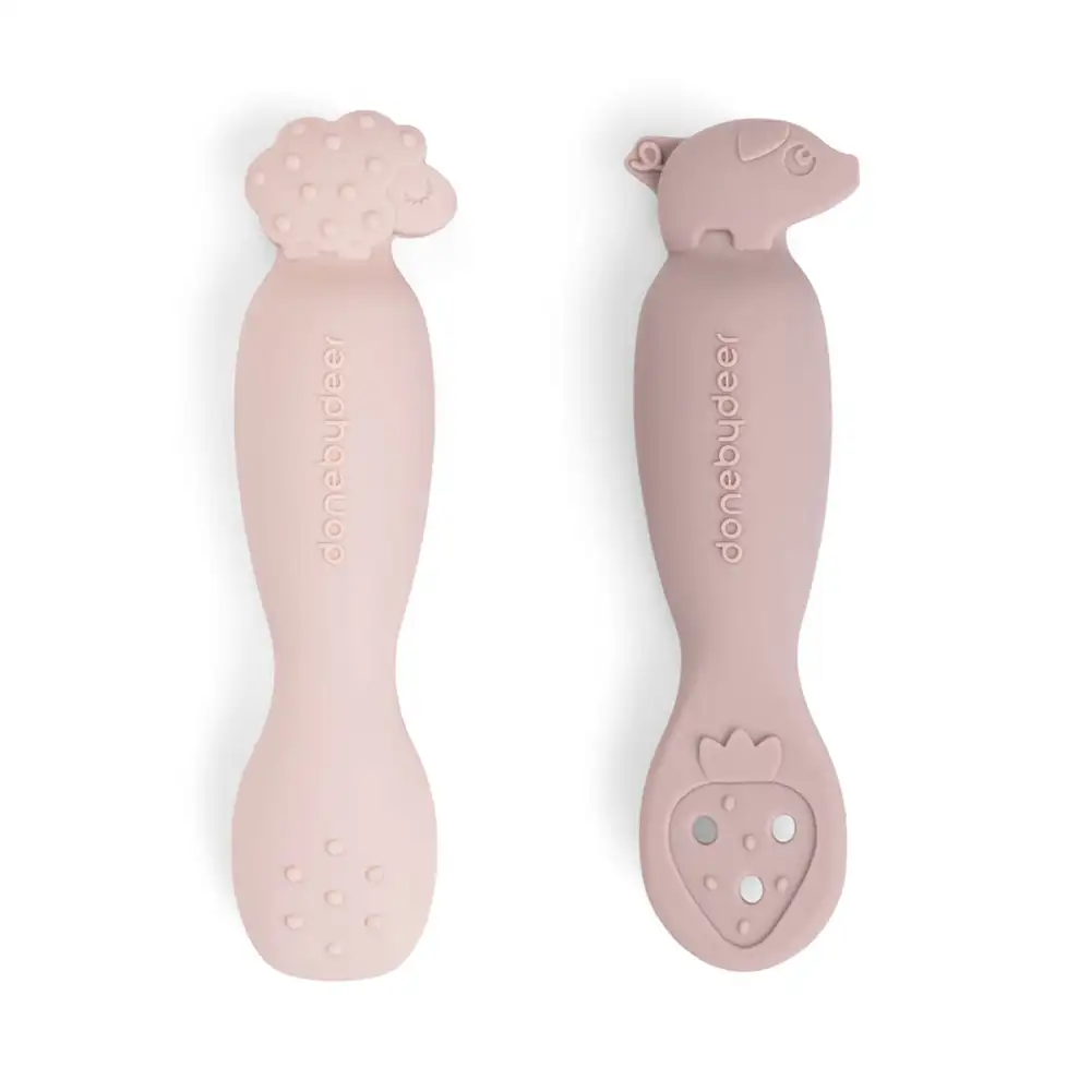 Premières cuillères Tiny farm Rose - Image 2