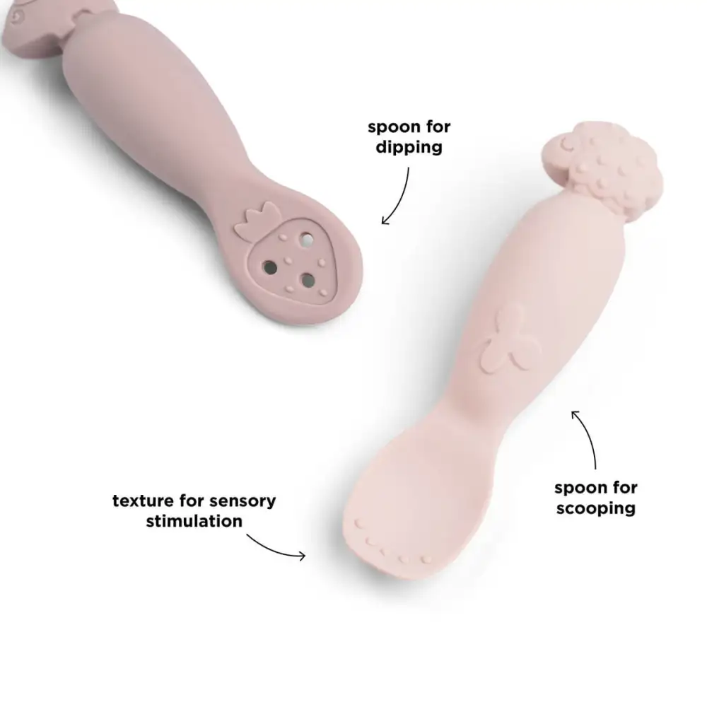 Premières cuillères Tiny farm Rose - Image 4