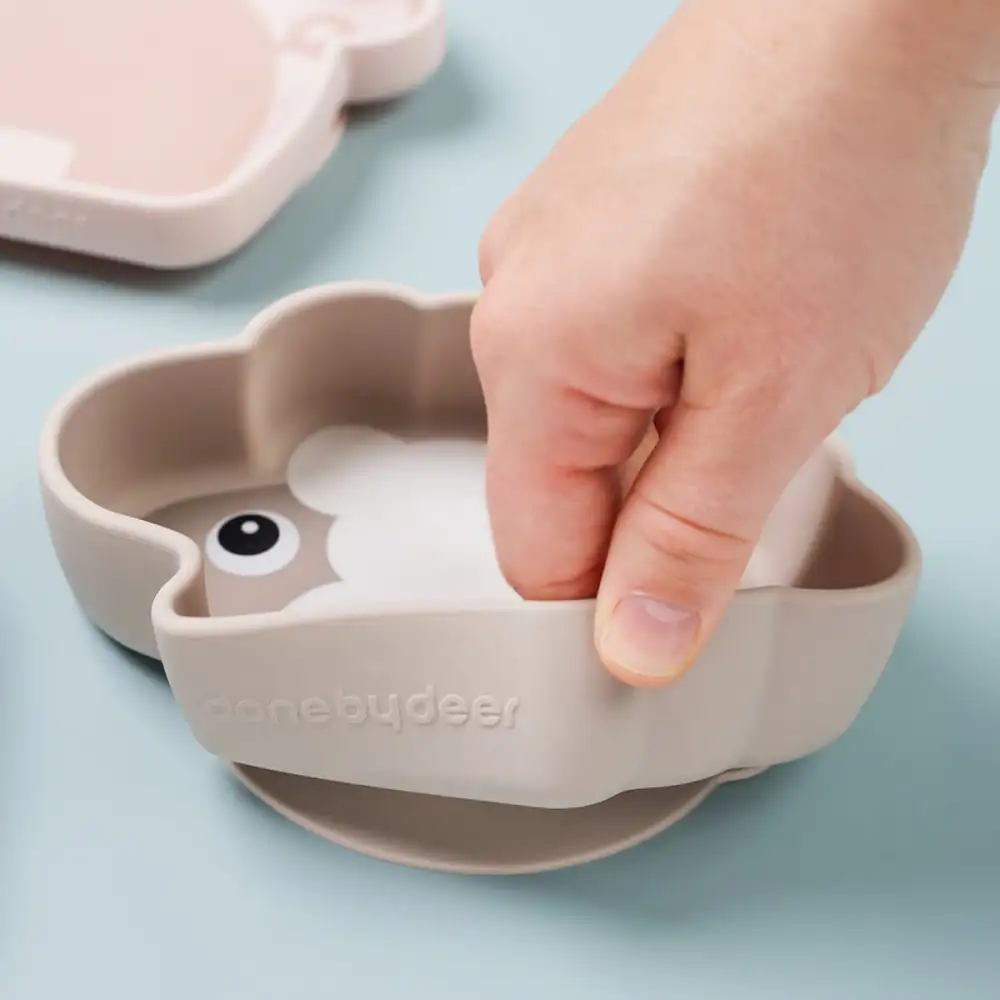 Bol silicone avec ventouse Sheepy Sable  - Image 5