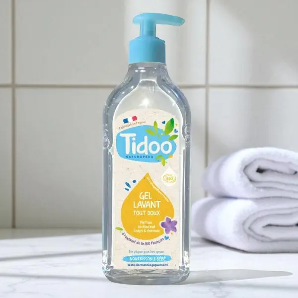 Gel Lavant Ultra Doux à l'extrait de lin 495ml 