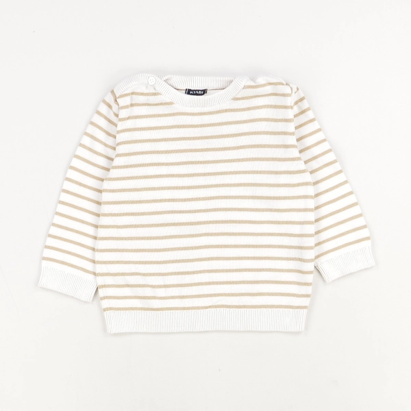 Pull blanc - Kiabi - Mixte 18 mois - Seconde Main