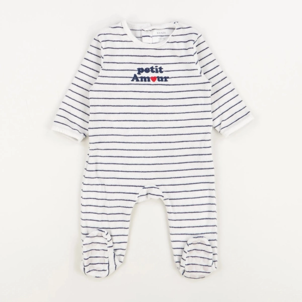 Pyjama blanc - Kiabi - Fille 12 mois - Seconde Main