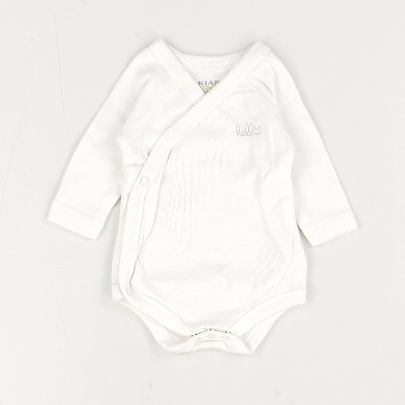 Body blanc - Kiabi - Mixte 0 mois - Seconde Main