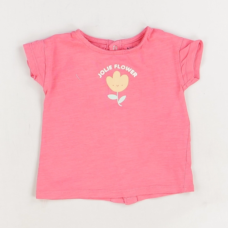 T-shirt rose - Kiabi - Fille 3 mois - Seconde Main