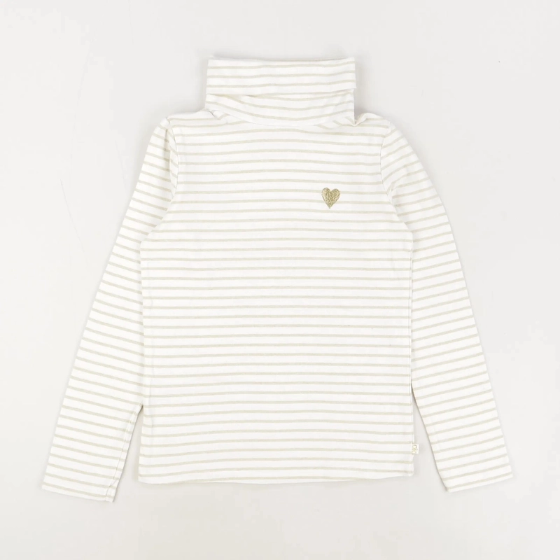 Col roulé blanc - Okaidi - Fille 8 ans - Seconde Main