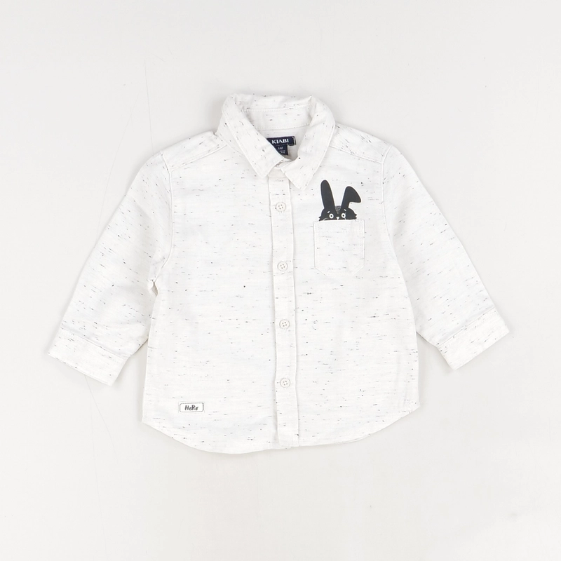 Chemise blanc - Kiabi - Garçon 6 mois - Seconde Main