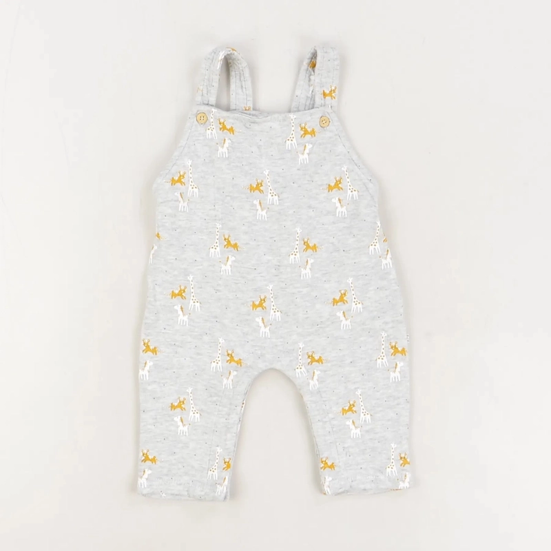 Salopette gris - Vertbaudet - Mixte 3 mois - Seconde Main