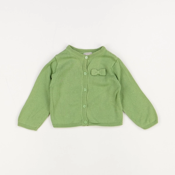 Gilet vert - Catimini - Fille 12 mois - Seconde Main