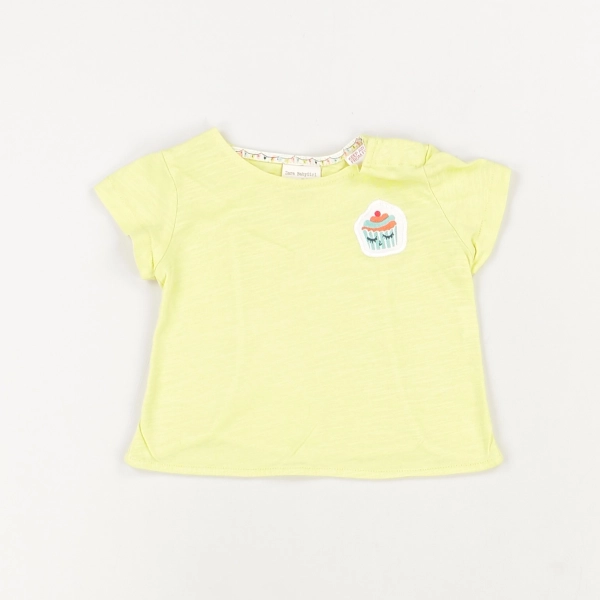 T-shirt jaune - Zara baby - Fille 3 mois - Seconde Main