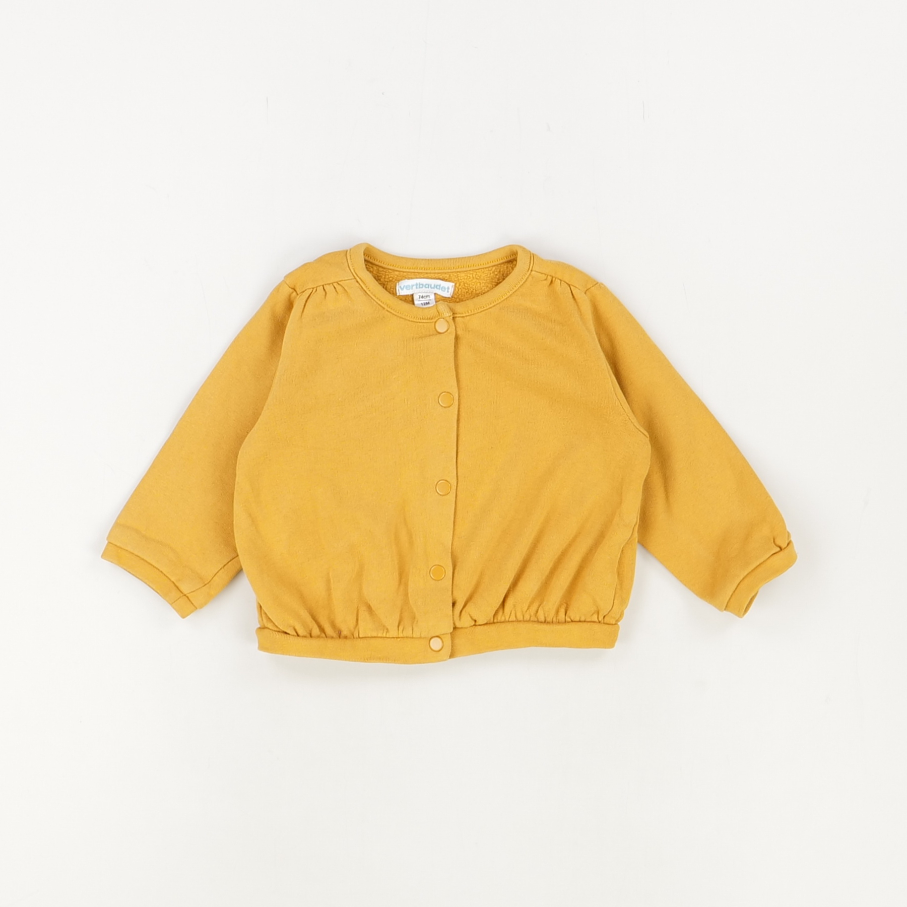 Gilet jaune - Vertbaudet - Fille 12 mois - Seconde Main