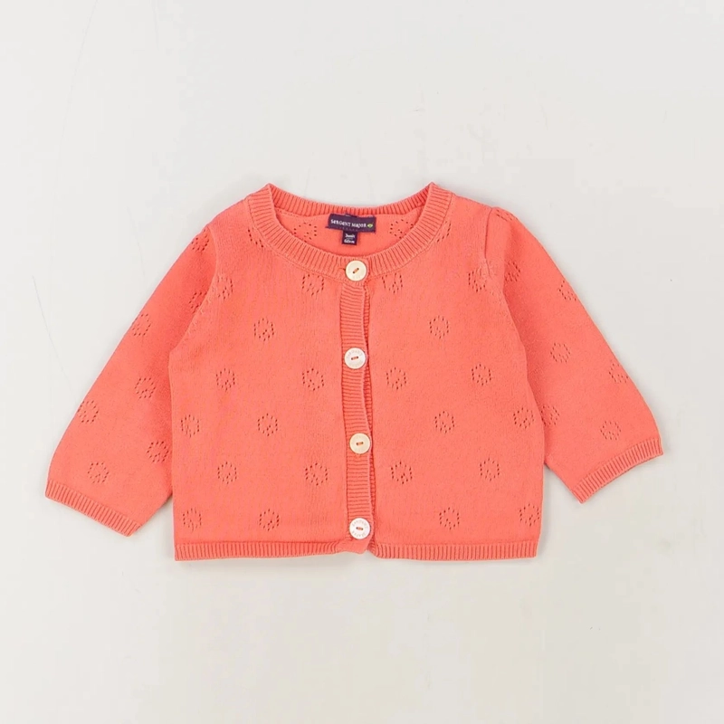 Gilet orange - Sergent Major - Fille 3 mois - Seconde Main