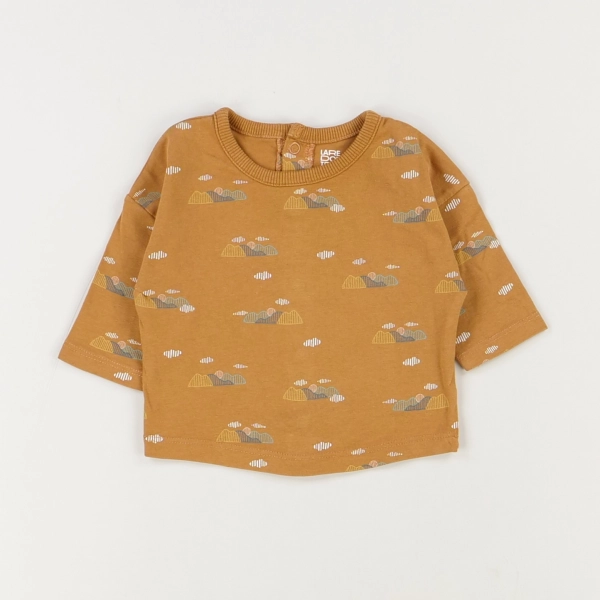 T-shirt marron - La redoute - Garçon 1 mois - Seconde Main