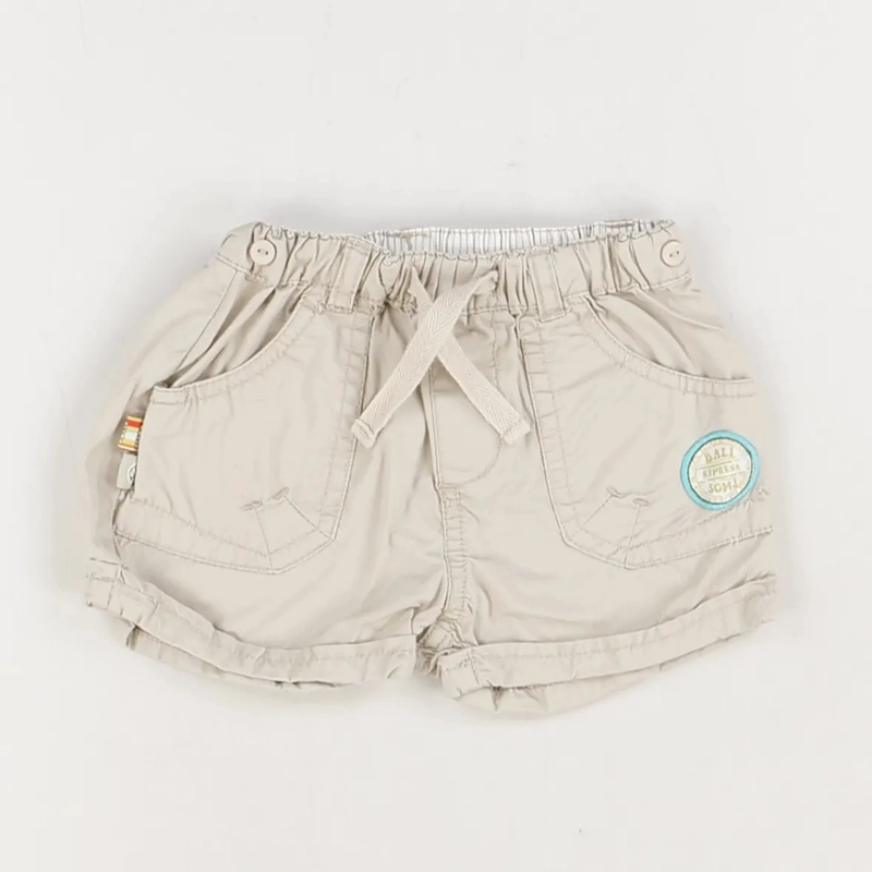 Short beige - Sergent Major - Garçon 6 mois - Seconde Main
