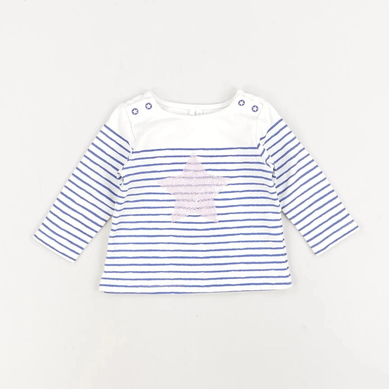 T-shirt bleu - Orchestra - Fille 3 mois - Seconde Main