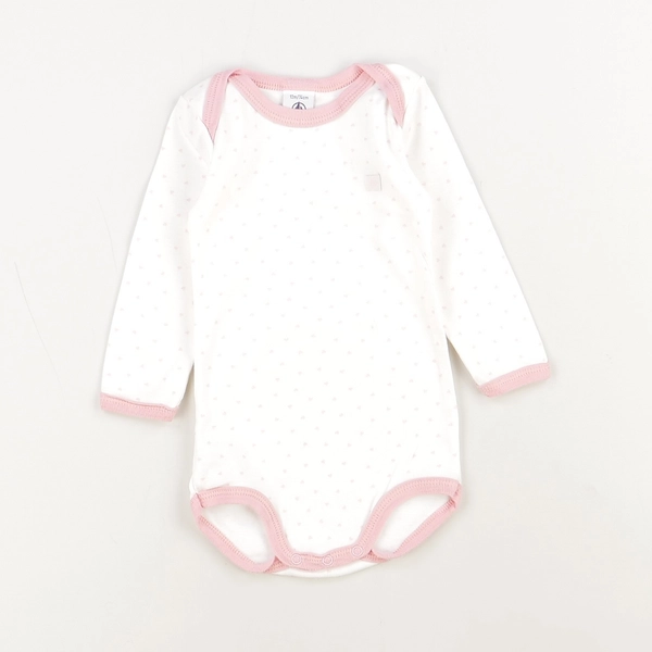 Body blanc - Petit Bateau - Fille 12 mois - Seconde Main