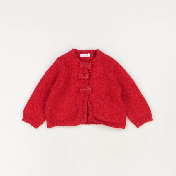 Gilet rouge - Bout'chou - Fille 6 mois - Seconde Main