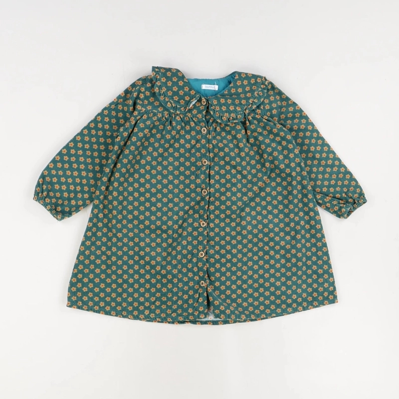 Robe vert - Bout'Chou - Fille 24 mois - Seconde Main