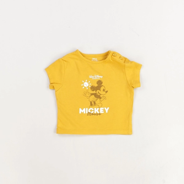T-shirt jaune - Disney - Garçon 1 mois - Seconde Main