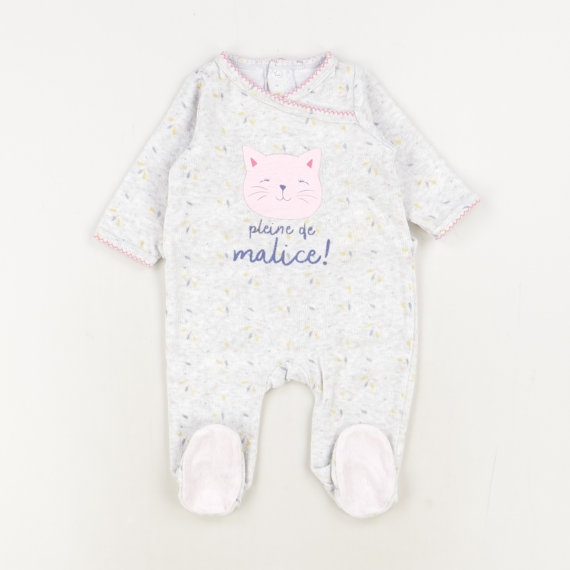 Pyjama blanc - Gémo - Fille 3 mois - Seconde Main