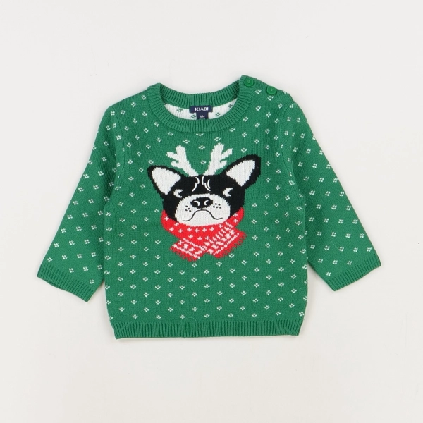 Pull vert - Kiabi - Garçon 6 mois - Seconde Main