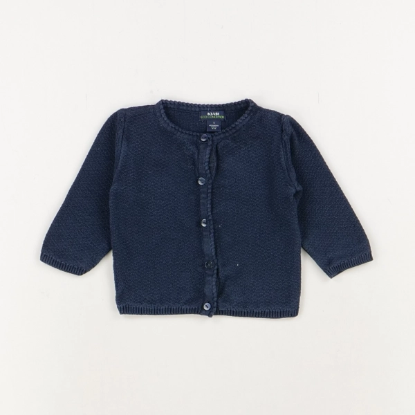 Gilet bleu - Kiabi - Garçon 1 mois - Seconde Main