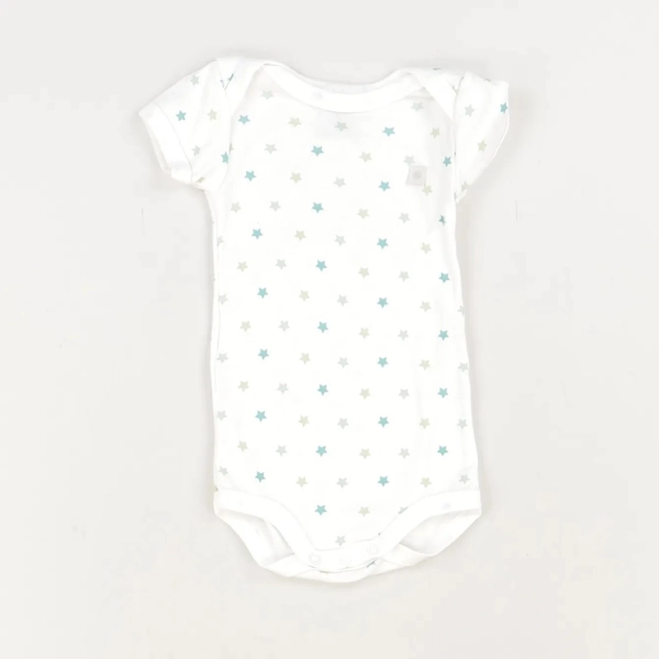 Body blanc - Petit Bateau - Fille 3 mois - Seconde Main
