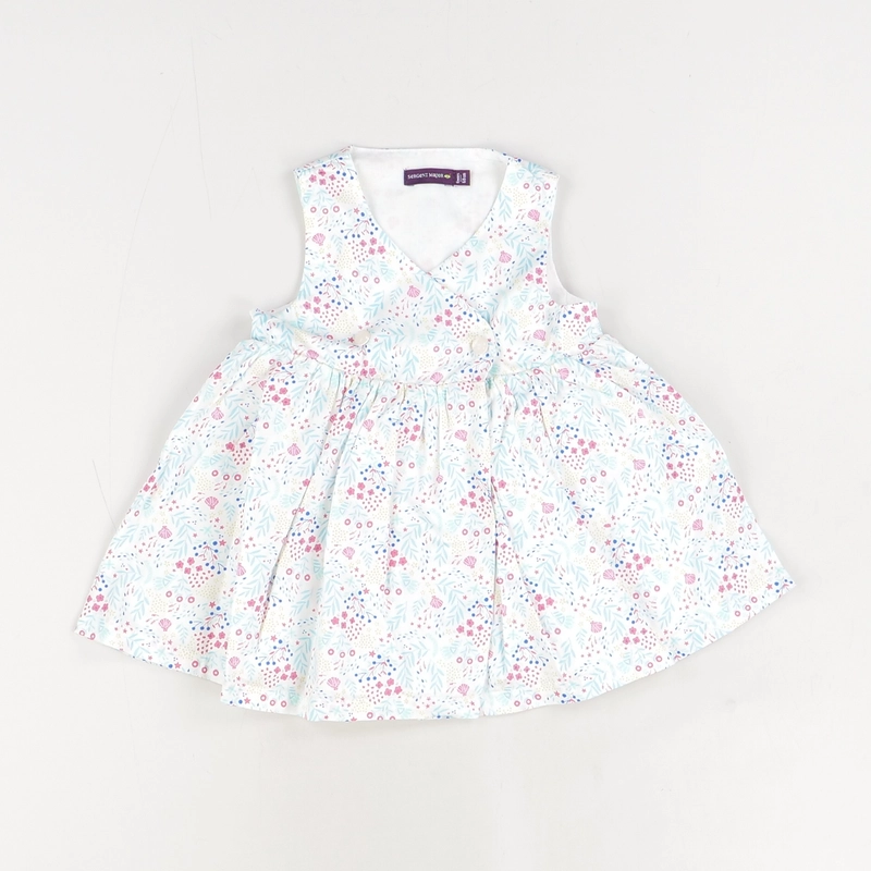 Robe blanc - Sergent Major - Fille 6 mois - Seconde Main
